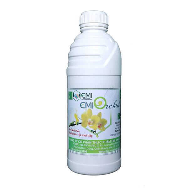 chế phẩm sinh học cao cấp EMINA cho hoa phong lan 1 lít