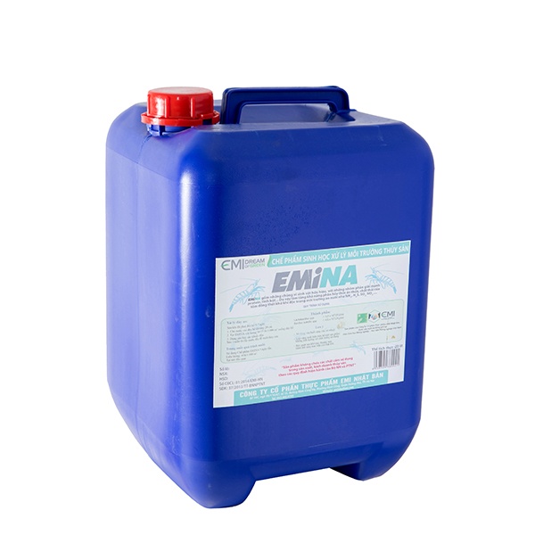 chế phẩm sinh học emina xử lý môi trường thủy sản cho tôm 20 lít